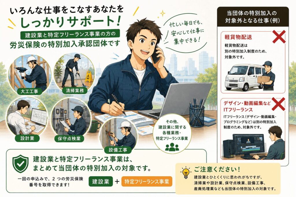 多種多様な業種を一人でこなしている方